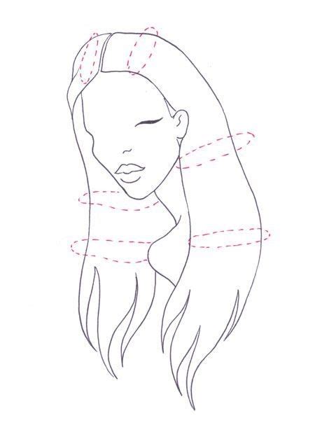 How To Color Realistic Hair And To Draw Shiny Hair For Fashion Design