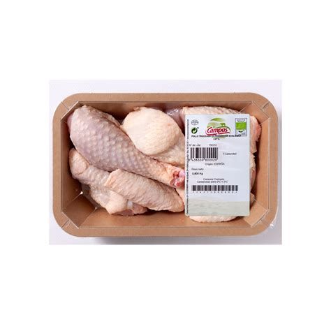 Pollo troceado de producción ecológica