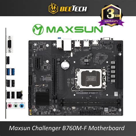 Maxsun H M R Challenger Motherboard Shopee Malaysia