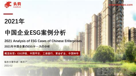 2021年中国企业esg案例分析（— （附下载） 知乎