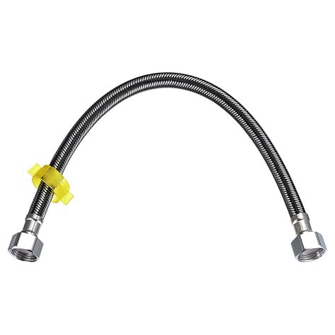 Uxcell Faucet Supply Line Connector G1 2 Female X G1 2 Female 16 Inch Braided Sus304 Supply