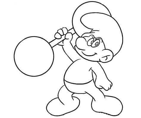 19 Hefty Smurf Coloring Page Coloring Home