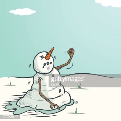 Melting Snowman Stock Clipart Royalty Free FreeImages