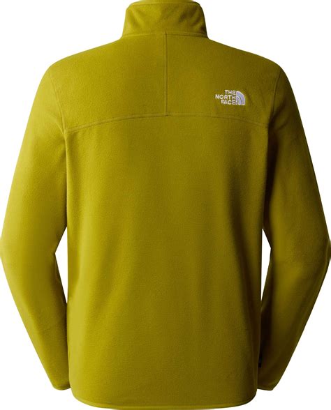 The North Face M 100 Glacier 1 4 Zip Sulphur Moss Wander Fleecejacken