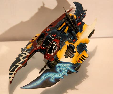 Warhammer 40k Eldar Corsair Wave Serpent Its A Busy Modelingpaint