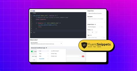 FluentSnippets The File Based WordPress Code Snippets Plugin