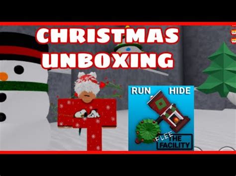 Flee The Facility Christmas Update Unboxing Youtube