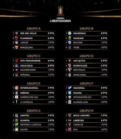 Copa Libertadores Grupos Kirby Merrily