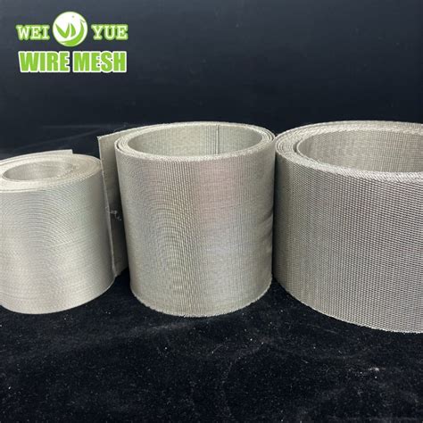 S Reverse Dutch Weave Stainless Steel Wire Mesh Belt For Blow