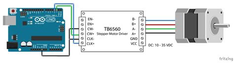 Tb Stepper Motor Driver With Arduino Tutorial Examples