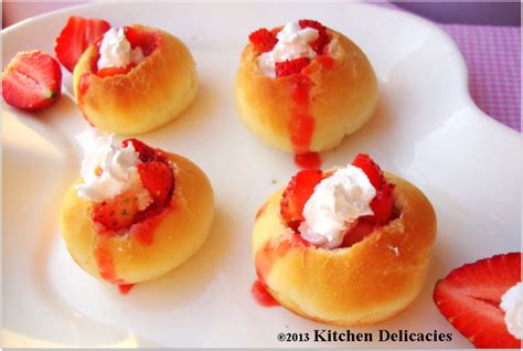 Strawberry Buns Kitchen Delicacies