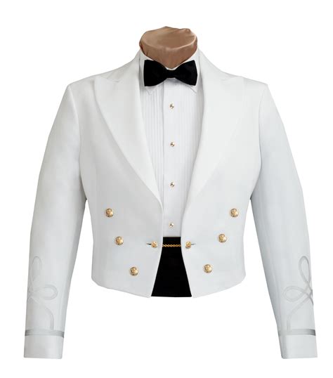 Male Officer Army White Mess Jacket Jackets Fashion Suits For Men Velvet Dinner Jacket