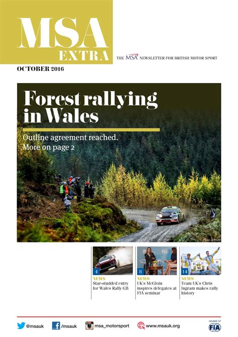 Msa Extra October 2016 By Motorsport Uk Issuu