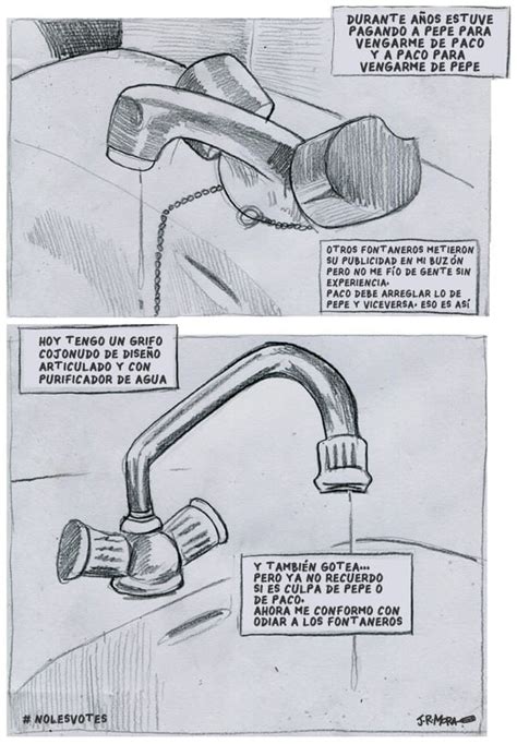 El cuento del grifo JRMora humor gráfico