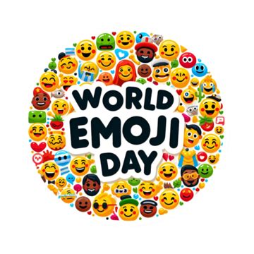 World Emoji Day Quotes PNG, Vector, PSD, and Clipart With Transparent Background for Free ...