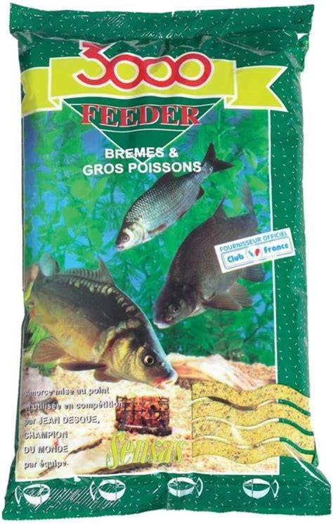 Sensas 3000 Feeder Bremes Et Gros Poissons 1Kg 09581 Amazon De