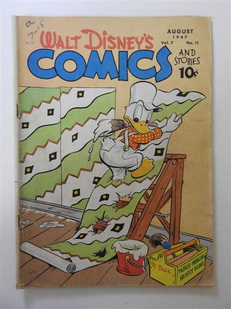 Walt Disneys Comics And Stories 83 1947 Gd Condition Centerfold