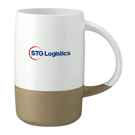 Oz Two Tone Ceramic Mug White Customan