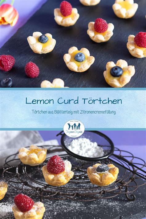 Lemon Curd T Rtchen Zitronent Rtchen Aus Bl Tterteig Fingerfood F R