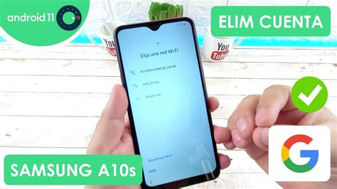 Eliminar Cuenta De Google Samsung Galaxy A10s Android 11 Sin PC