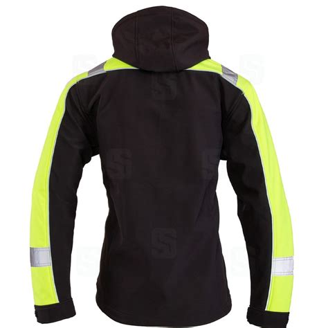 Kurtka softshell Polstar Benefit RIVAL OARS Czarno Żółta Safestyle pl