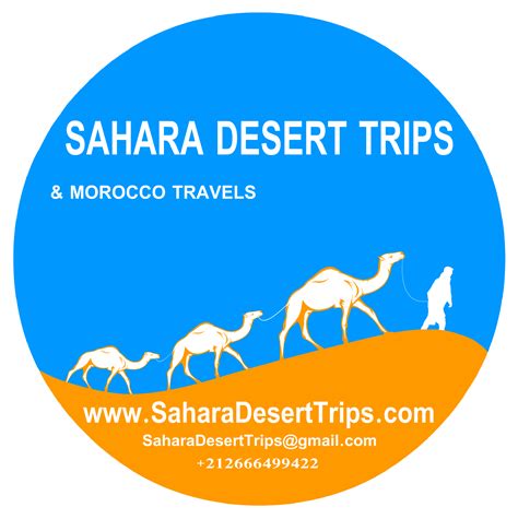 Logo SAHARA DESERT TRIPS & MOROCCO TRAVELS Custom Vacations Private Morocco Tours Fes Marrakech ...