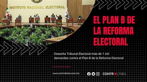 El Plan B De La Reforma Electoral YouTube