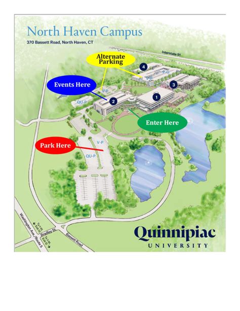 Quinnipiac University Campus Map - Draw A Topographic Map