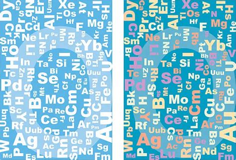 Chemical Elements Symbols Royalty Free Stock SVG Vector and Clip Art