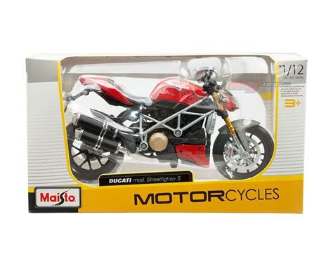 Maisto Ducati Super Naked S Red Motorcycles M J Toys Inc