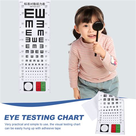 Eye Chart Professional Visual Testing Chart Standard Visual Eye Test