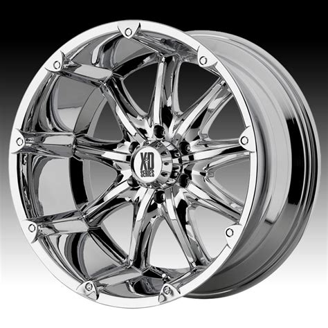 KMC XD Series XD779 Badlands Chrome Custom Wheels Rims XD Series By