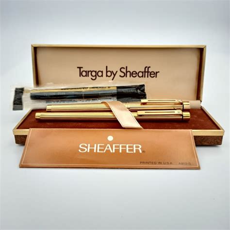sheaffer targa    ballpoint set catawiki