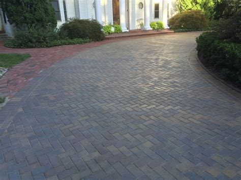 Brick Paver Driveway Cleaning Polymeric Sand Sealing In West