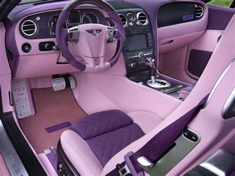 Interior Mansory Bentley Continental Gt Vitesse Rose 2009 Pink And