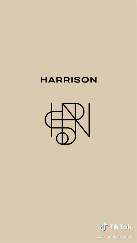 Name logo design harrison – Artofit