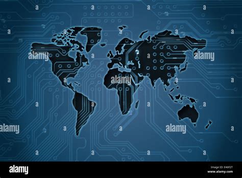 map  circuit background stock photo alamy