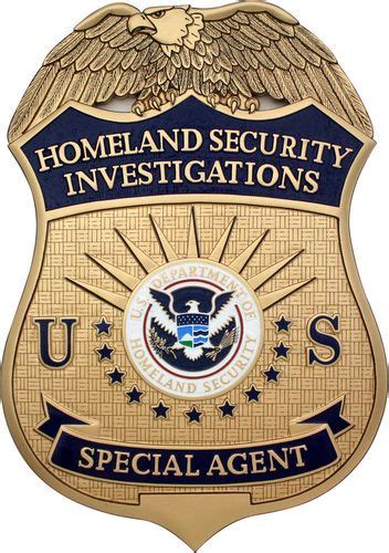 US HSI Special Agent Badge Plaque – American Plaque Company – Military ...