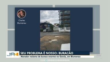 Jornal do Almoço SC Blumenau Seu problema é nosso morador