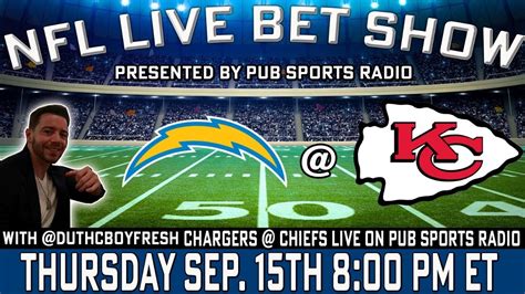 Los Angeles Chargers Vs Kansas City Chiefs Live Bet Stream Nfl