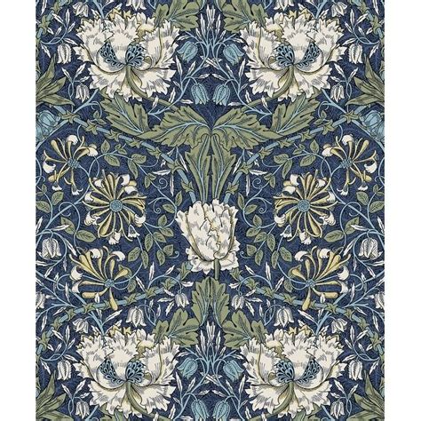 Seabrook Designs Ogee Flora Nonwoven Unpasted Wallpaper Bed Bath