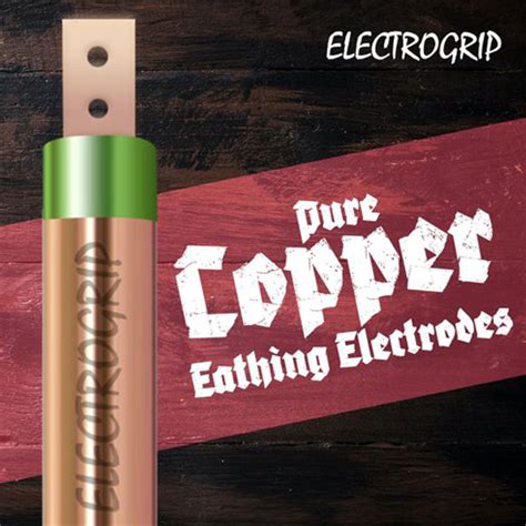 Electrogrip Mm Meter Pure Copper Earthing Electrode Electrogrip