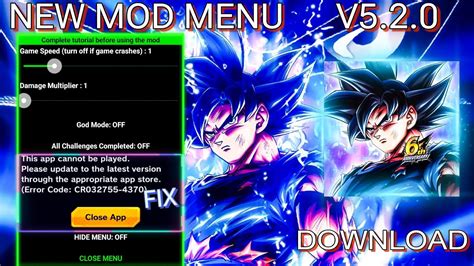 NEW Dragon Ball Legends MOD MENU V5 2 0 SPEED HACK Unlock