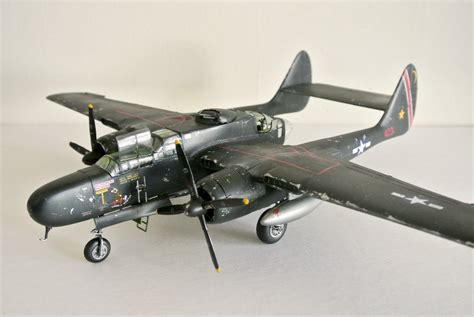 1:48 Revell P-61 Black Widow : r/modelmakers