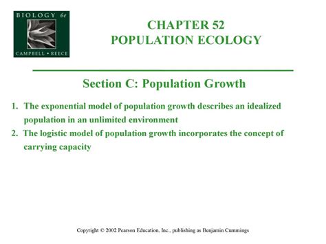 Chapter 52 Population Ecology Section C Population Growth Ppt Download