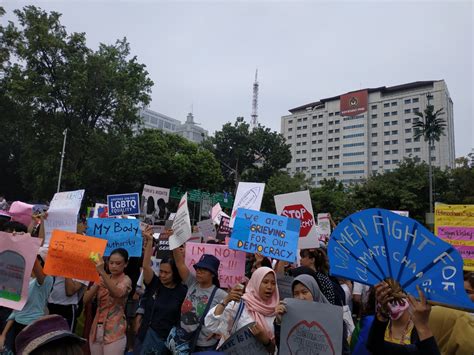 Thousands Join Womens March In Jakarta For Justice Gender Equality