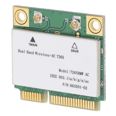 Akozon Carte Wifi Ac Carte Wifi Mini Pci E Adaptateur Sans Fil