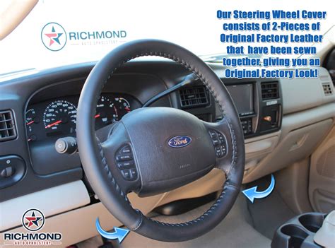 Buy 2005 2006 2007 Ford F250 F350 F450 Lariat Leather Steering Wheel