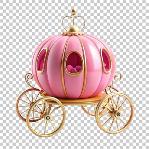 Fairytale Cinderella Carriage Premium Ai Generated Psd