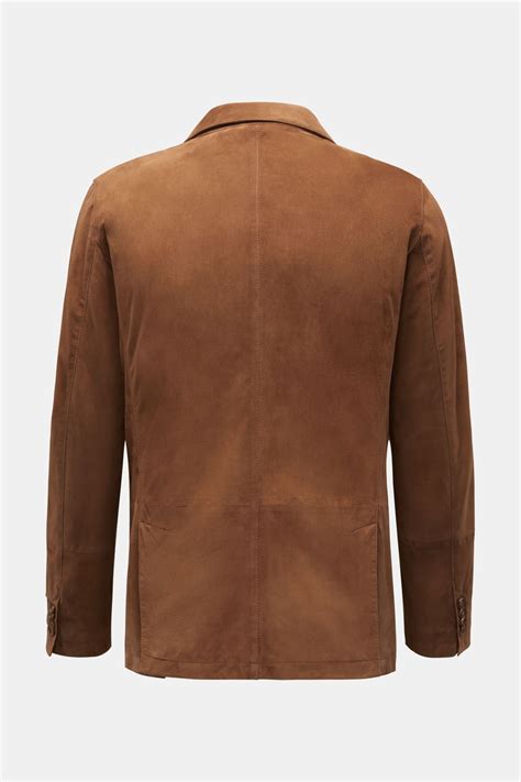 MANDELLI suede jacket brown | BRAUN Hamburg